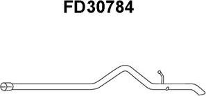 Veneporte FD30784 - Труба вихлопного газу autocars.com.ua