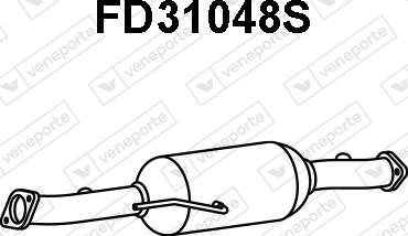 Veneporte FD31048S - сажі / частковий фільтр, система вихлопу ОГ autocars.com.ua