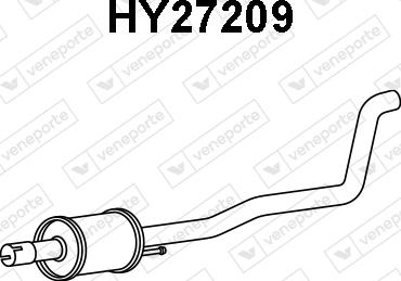 Veneporte HY27209 - Предглушитель выхлопных газов avtokuzovplus.com.ua