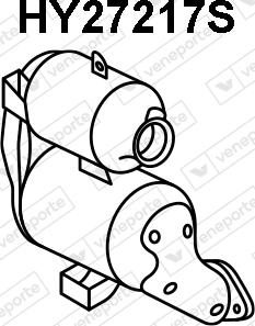 Veneporte HY27217S - сажі / частковий фільтр, система вихлопу ОГ autocars.com.ua