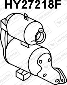 Veneporte HY27218F - сажі / частковий фільтр, система вихлопу ОГ autocars.com.ua