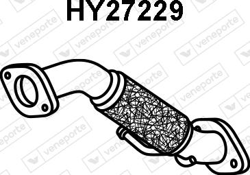 Veneporte HY27229 - Труба вихлопного газу autocars.com.ua