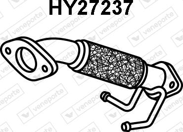 Veneporte HY27237 - Труба вихлопного газу autocars.com.ua