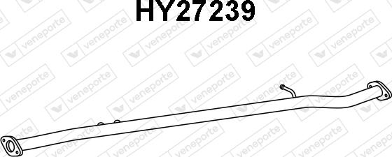 Veneporte HY27239 - Труба вихлопного газу autocars.com.ua