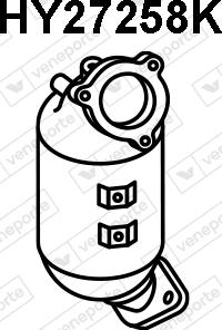 Veneporte HY27258K - Каталізатор autocars.com.ua