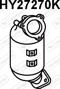 Veneporte HY27270K - Каталізатор autocars.com.ua