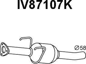 Veneporte IV87107K - Каталізатор autocars.com.ua