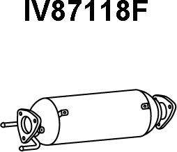 Veneporte IV87118F - сажі / частковий фільтр, система вихлопу ОГ autocars.com.ua