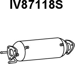 Veneporte IV87118S - сажі / частковий фільтр, система вихлопу ОГ autocars.com.ua