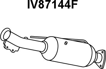 Veneporte IV87144F - сажі / частковий фільтр, система вихлопу ОГ autocars.com.ua
