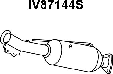 Veneporte IV87144S - сажі / частковий фільтр, система вихлопу ОГ autocars.com.ua