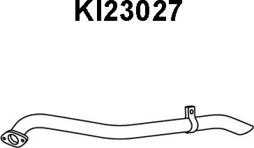 Veneporte KI23027 - Труба вихлопного газу autocars.com.ua