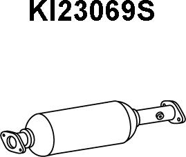 Veneporte KI23069S - сажі / частковий фільтр, система вихлопу ОГ autocars.com.ua