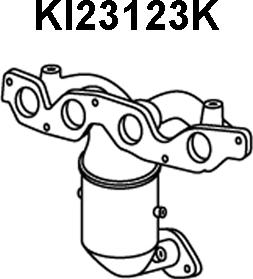 Veneporte KI23123K - Каталізатор autocars.com.ua