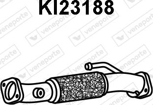 Veneporte KI23188 - Труба вихлопного газу autocars.com.ua