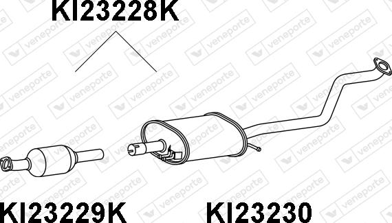 Veneporte KI23228K - Каталізатор autocars.com.ua