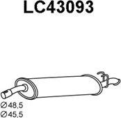 Veneporte LC43093 - Глушник вихлопних газів кінцевий autocars.com.ua