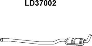 Veneporte LD37002 - Середній глушник вихлопних газів autocars.com.ua
