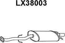 Veneporte LX38003 - Глушник вихлопних газів кінцевий autocars.com.ua