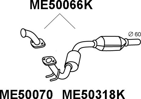 Veneporte ME50066K - Катализатор autodnr.net