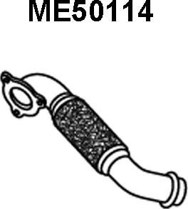 Veneporte ME50114 - Труба вихлопного газу autocars.com.ua