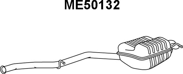 Veneporte ME50132 - Глушник вихлопних газів кінцевий autocars.com.ua