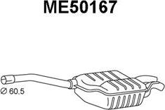 Veneporte ME50167 - Глушитель выхлопных газов, конечный avtokuzovplus.com.ua