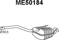 Veneporte ME50184 - Глушник вихлопних газів кінцевий autocars.com.ua