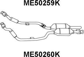 Veneporte ME50260K - Каталізатор autocars.com.ua