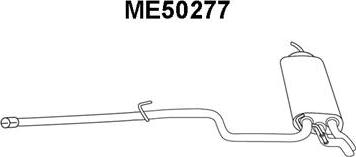 Veneporte ME50277 - Глушник вихлопних газів кінцевий autocars.com.ua