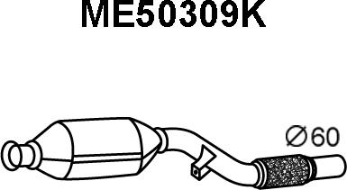 Veneporte ME50309K - Каталізатор autocars.com.ua