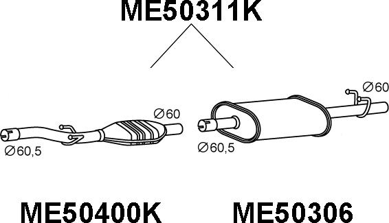 Veneporte ME50311K - Катализатор autodnr.net