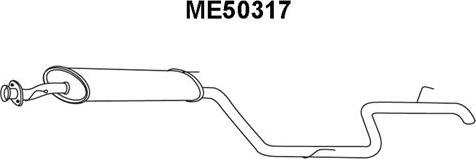 Veneporte ME50317 - Глушитель выхлопных газов, конечный autodnr.net