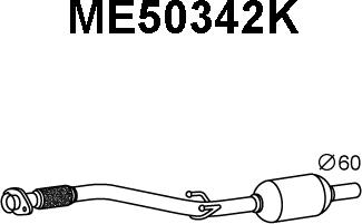 Veneporte ME50342K - Каталізатор autocars.com.ua