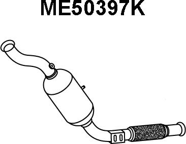 Veneporte ME50397K - Каталізатор autocars.com.ua