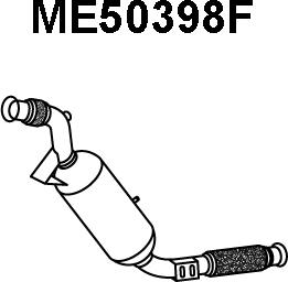 Veneporte ME50398F - сажі / частковий фільтр, система вихлопу ОГ autocars.com.ua