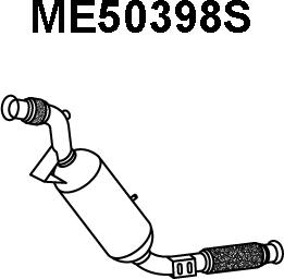 Veneporte ME50398S - Сажевый / частичный фильтр, система выхлопа ОГ avtokuzovplus.com.ua