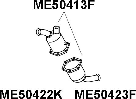 Veneporte ME50413F - сажі / частковий фільтр, система вихлопу ОГ autocars.com.ua