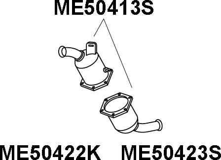 Veneporte ME50413S - сажі / частковий фільтр, система вихлопу ОГ autocars.com.ua