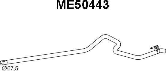Veneporte ME50443 - Труба выхлопного газа autodnr.net