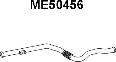 Veneporte ME50456 - Труба вихлопного газу autocars.com.ua