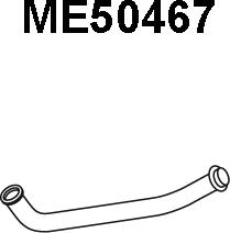 Veneporte ME50467 - Труба вихлопного газу autocars.com.ua