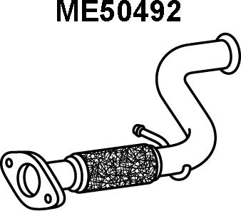 Veneporte ME50492 - Труба выхлопного газа avtokuzovplus.com.ua