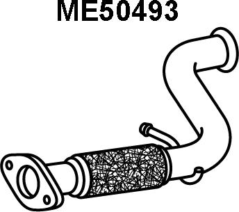 Veneporte ME50493 - Труба выхлопного газа avtokuzovplus.com.ua