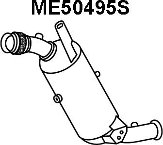 Veneporte ME50495S - сажі / частковий фільтр, система вихлопу ОГ autocars.com.ua