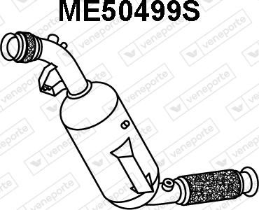 Veneporte ME50499S - Сажевый / частичный фильтр, система выхлопа ОГ avtokuzovplus.com.ua