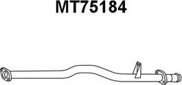 Veneporte MT75184 - Труба вихлопного газу autocars.com.ua