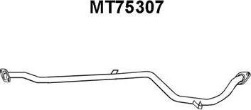 Veneporte MT75307 - Труба вихлопного газу autocars.com.ua