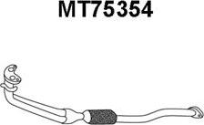 Veneporte MT75354 - Труба вихлопного газу autocars.com.ua