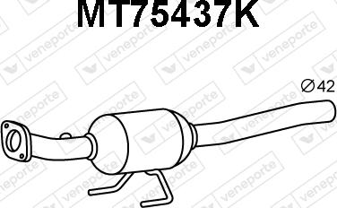 Veneporte MT75437K - Катализатор avtokuzovplus.com.ua